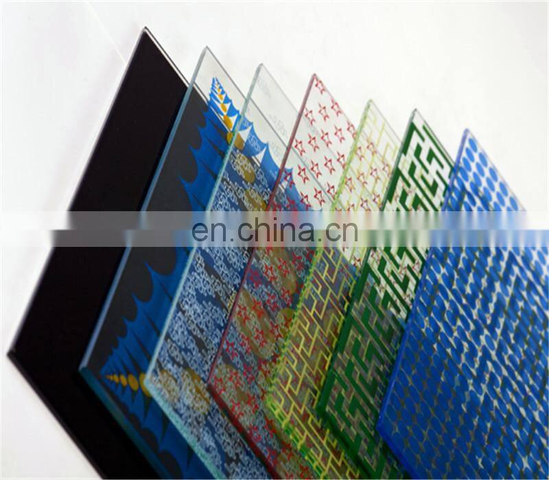 RAL colors toughened glass splashbacks for kitchen