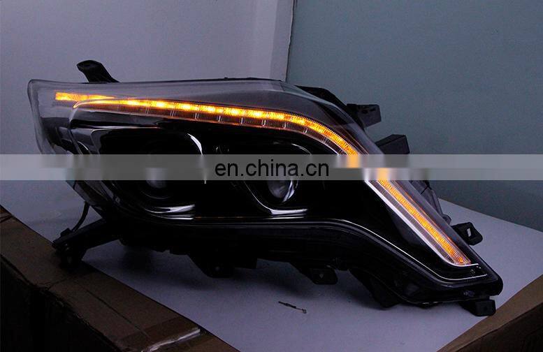 For Prado 2014-2016 Modify LED Headlight with Double Optical Lens