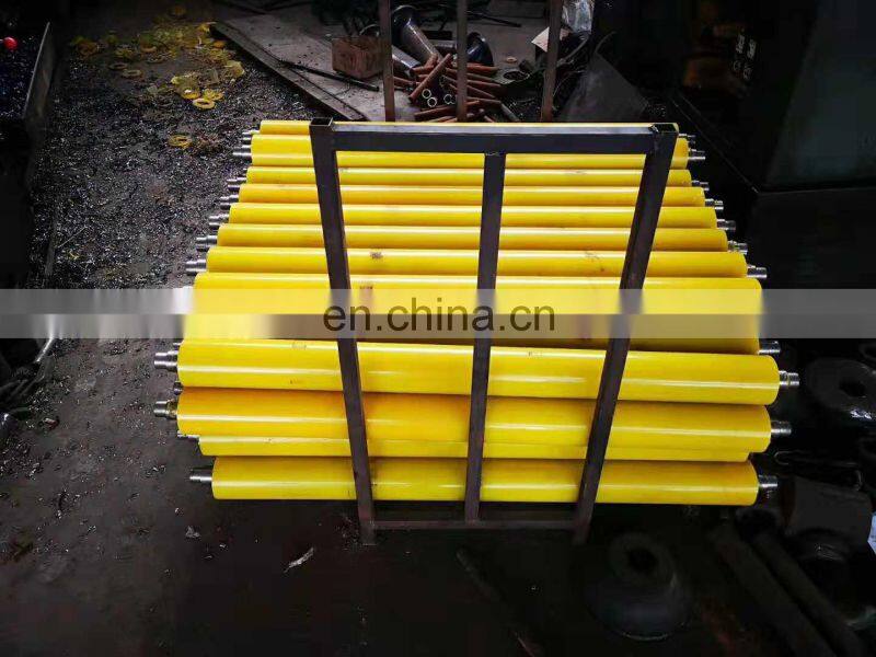 Custom Cast PU Urethane Coating Rollers Elastomer Products Polyurethane Coated Rollers