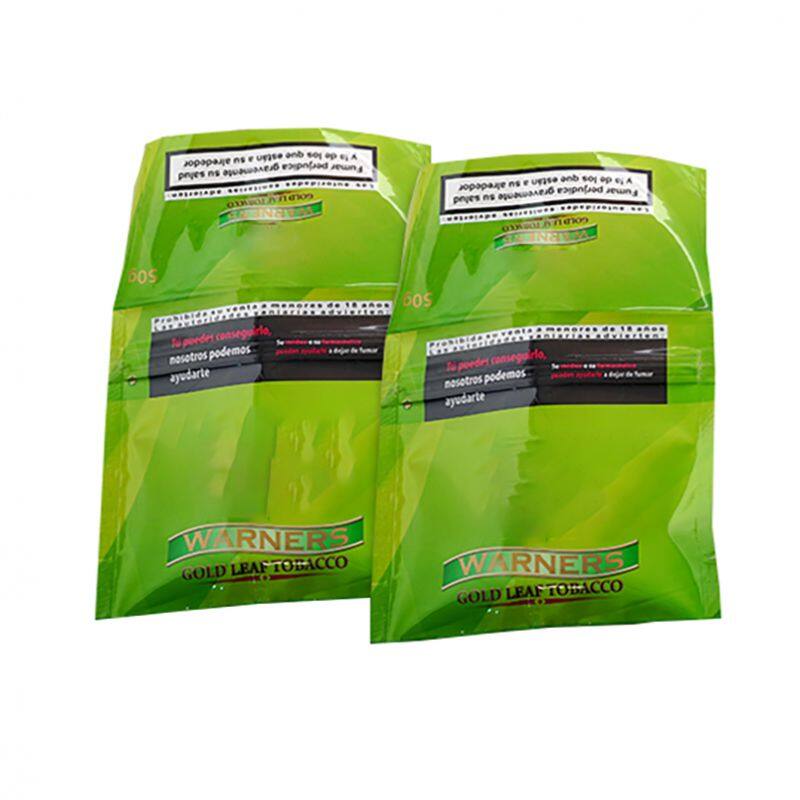 Custom Printed Recyclable Foil Laminated Stand Up Plastic Zipper Bag Top Tobacco Leaf Pouches Smell Proof Bag