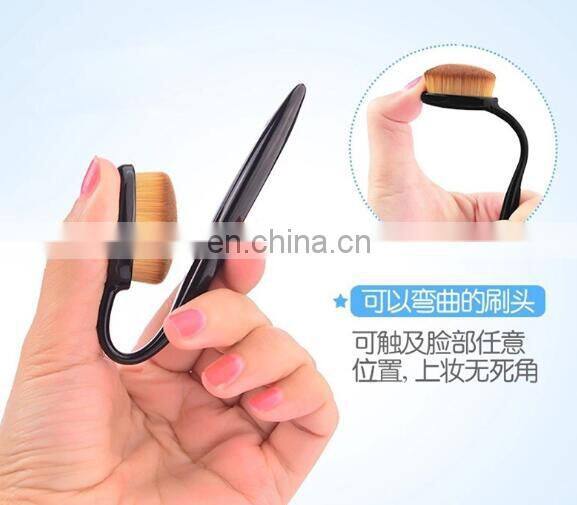 High quality toothbrush shape single professional foundation coloring uniform multi-purpose high-gloss easy makeup brush