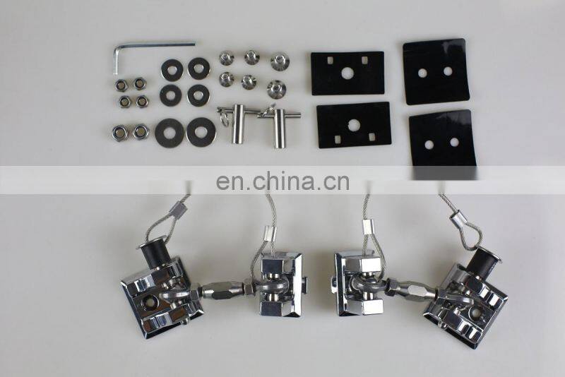 Aluminum For Jeep For for wrangler JK Hood Latch Latches J269 Hood Catch Set for jeep JK for wrangler