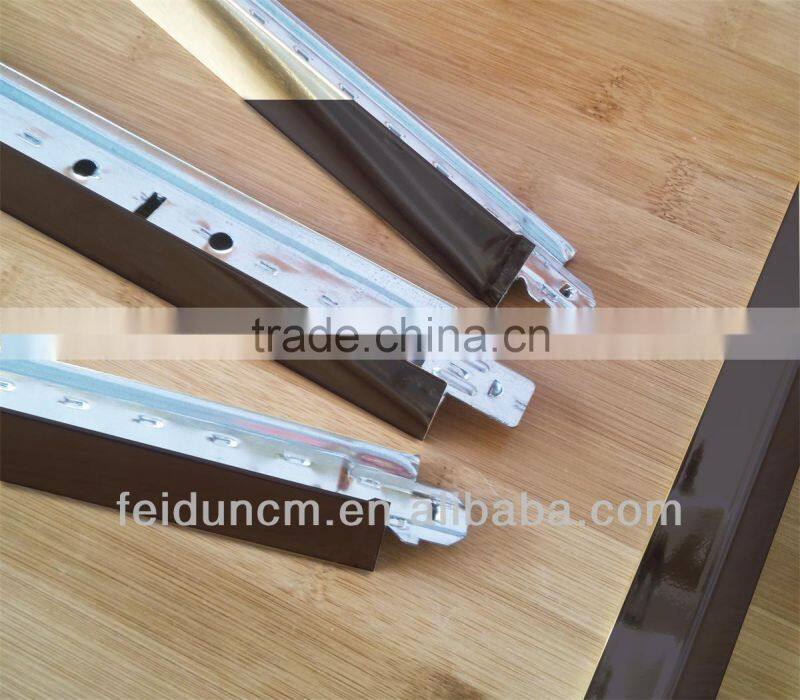 High quality for sale galvanized grid metal ceiling t barblack GI flat