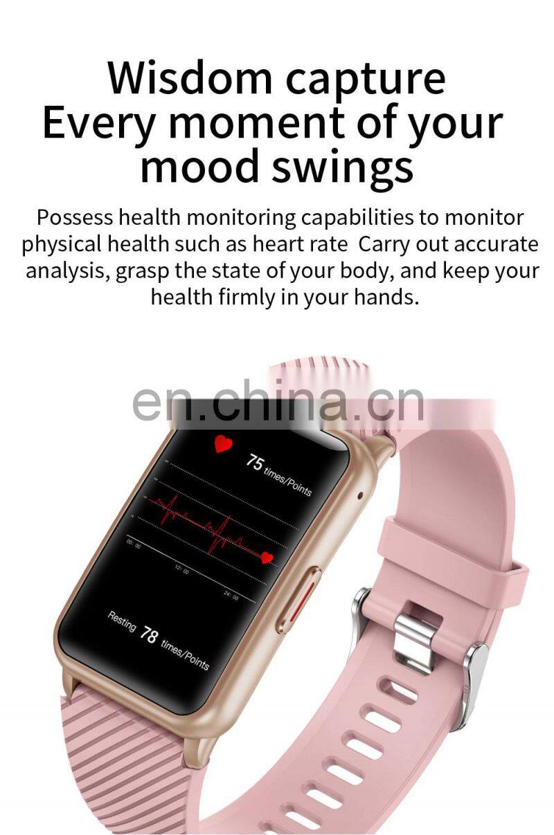 H96Blood Oxygen Pressure Multi Sports Mode Heart Rate Music Player Control Sleep Monitor Smart Watches For Sale
