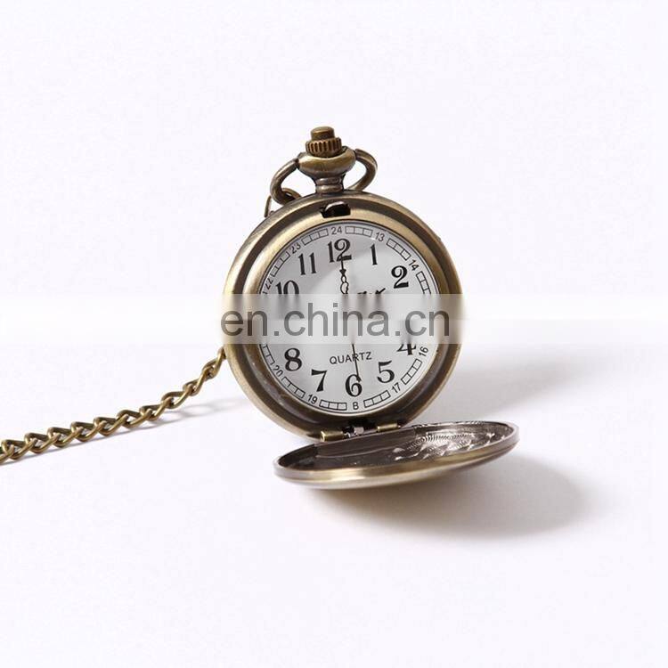 GOHUOS Men quartz analog vintage fashionable charm pocket watch wrist old watches