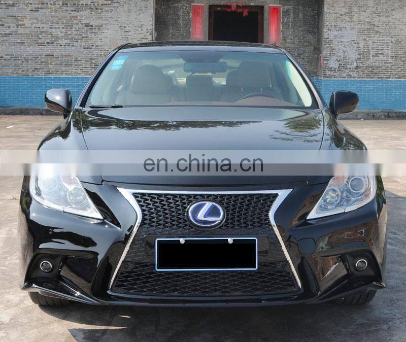 Runde Resin Material Body Kit Modified F Style LS600h Suitable For 2006-2012 Lexus LS460 Front Bumper With Front Grille Fog Lamp