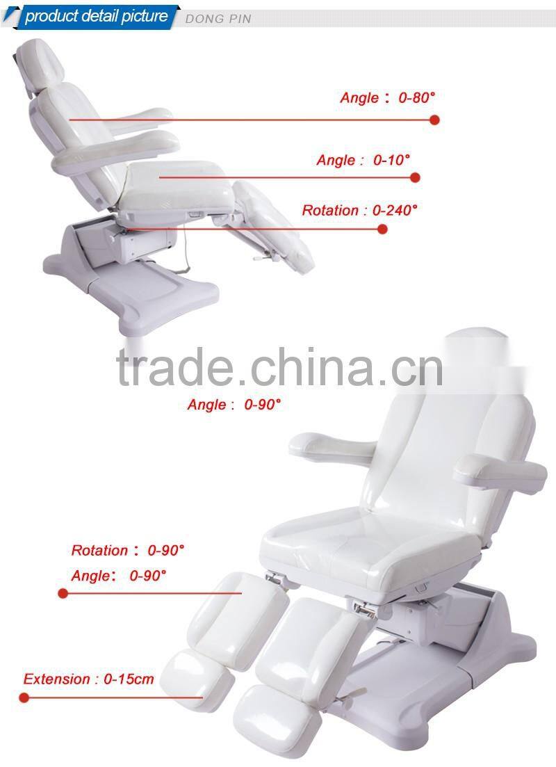 Economical and functional electric facial bed