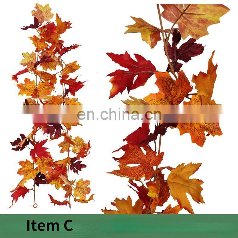 Christmas 2021 Supplies Old Outdoor Decorations Halloween Wholesale Fall Autumn Garland Xmas Decoration