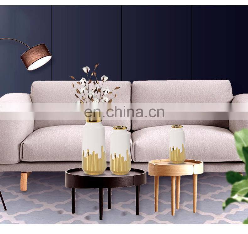 Home Accessories Vase Decoration Decor Modern Chinaceramicvase 2021 Luxury De Luxe Flower Vases For Weddings Centerpiece