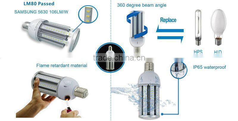 newest design corn 36w led street light from shenzhen supplier