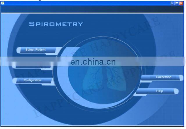 HC-C021C Handheld portable Ultrasonic Pulmonary Function Spirometer/ incentive Spirometer