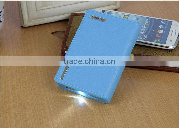 12000mAh mobile battery bank with cable for smart phone