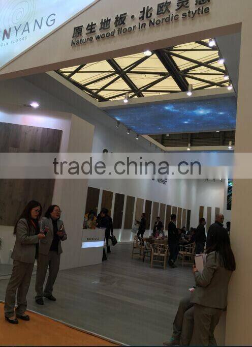 white lacquered oak engineered wood flooring