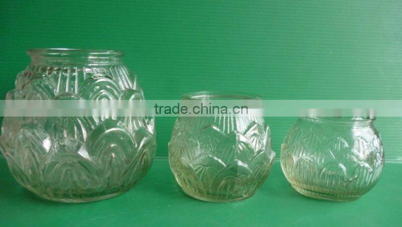 Glass Candle Jars/Candlestick holder