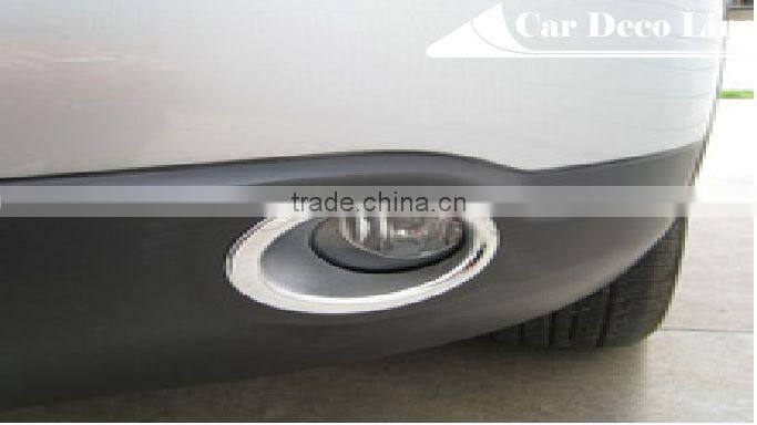 Chrome rear fog lamp cover for Nissan Qashqai 2008