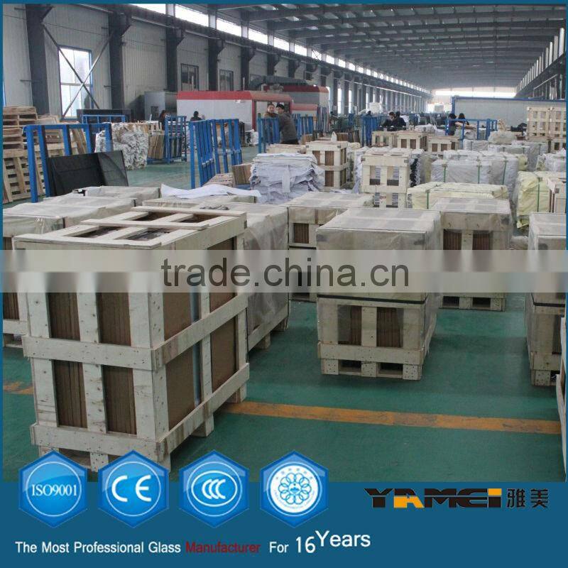 chemical tempering glass shower wall panels with CE CCC ISO SGS