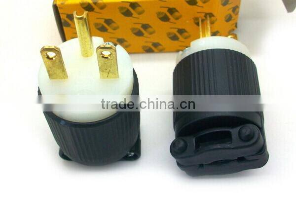 Cost-effective 15A 250V NEMA 6-15P/NEMA electric plug/Straight Blade NEMA plug