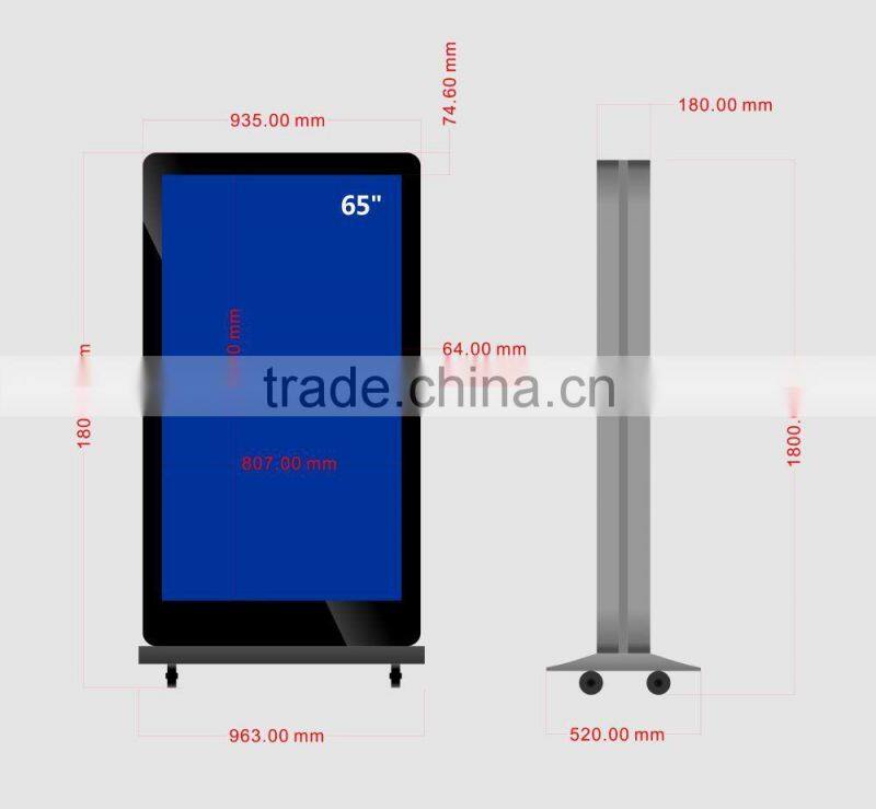 3G/WIFI digital signage LED advertising media player