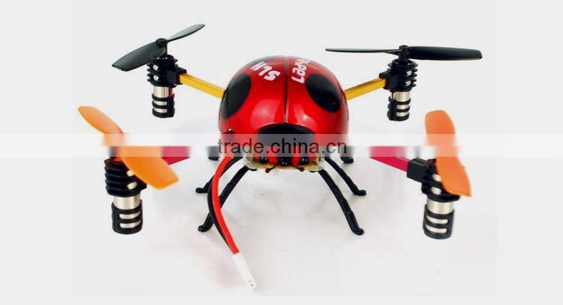 China Manufacture 4 Channels with gyroscope 3D rolling RC Ladybird, 2.4G transmitter