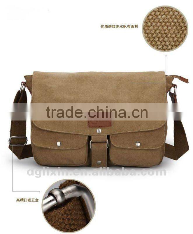 canvas shoulder bag