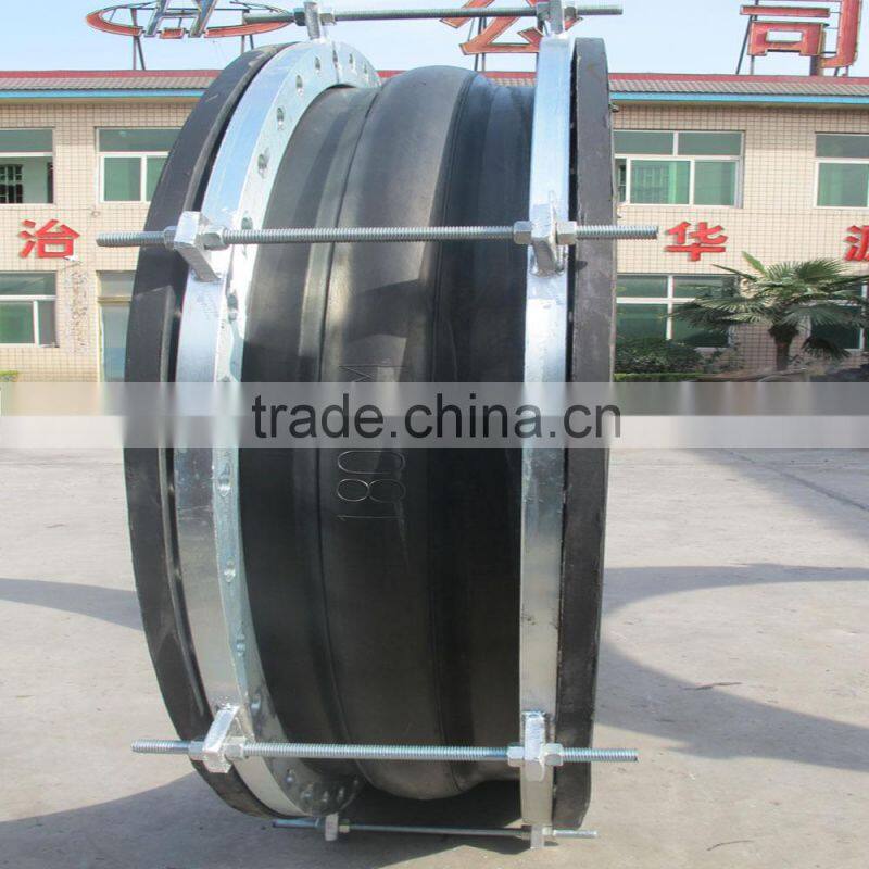 floating flanged rubber expansion joints with limited