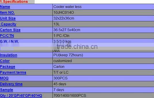 outdoor metal beer carry cooler