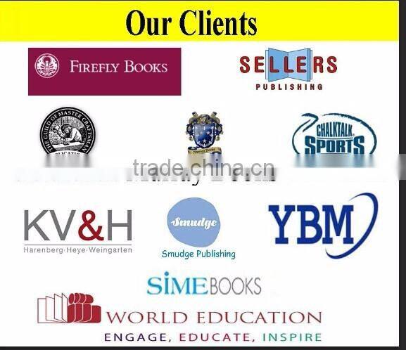 Coated Paper,Offset paper and Printing casebound book printing