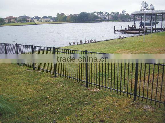 Powder coated portable pool fence panel