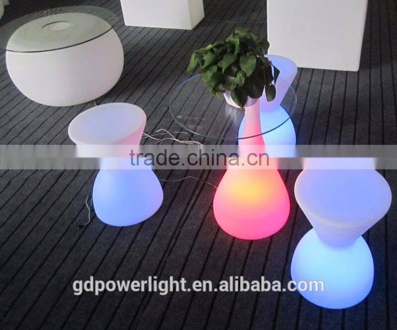 New PE plastic Stool with LED light & remote control YXF-3042