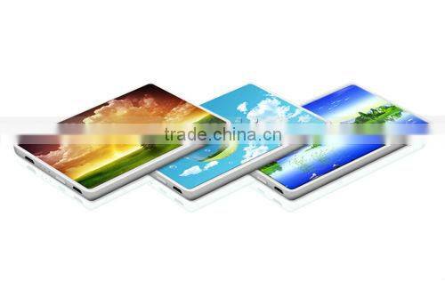 Ultra-thin aluminum alloy 2000mah portable power source with USB flash disk