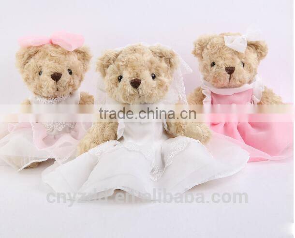 Wholesale Plush Toy Princess Teddy Bear /Soft Gift Toy Bear with Skirt/Stuffed Toy Teddy Bear Girl