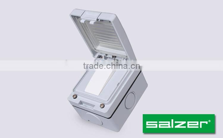 Salzer 1 gang 1way waterproof switches IP56