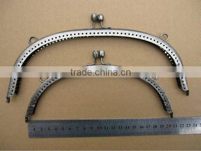 7 7/8inch Antique-brass metal purse frame