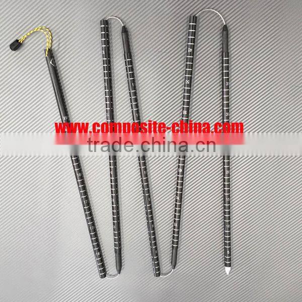 2m carbon fiber avalanche probe using for snow advanture customized avalanche probe