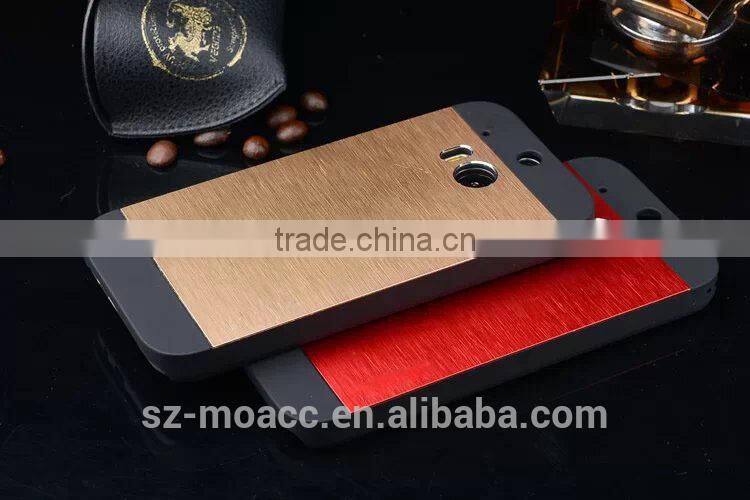Wire drawing aluminum metal case for htc one m8