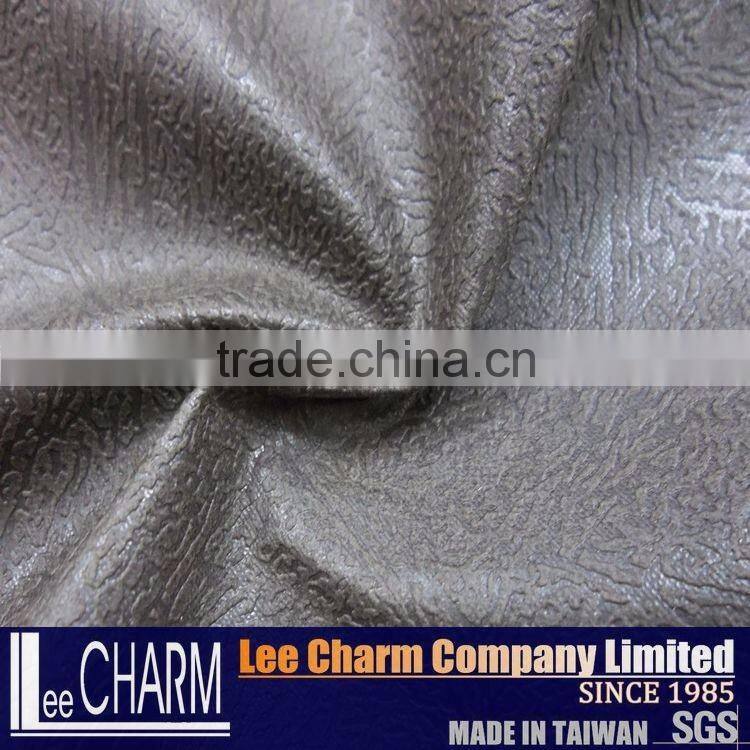 100% Polyester Leather-Look Fabric
