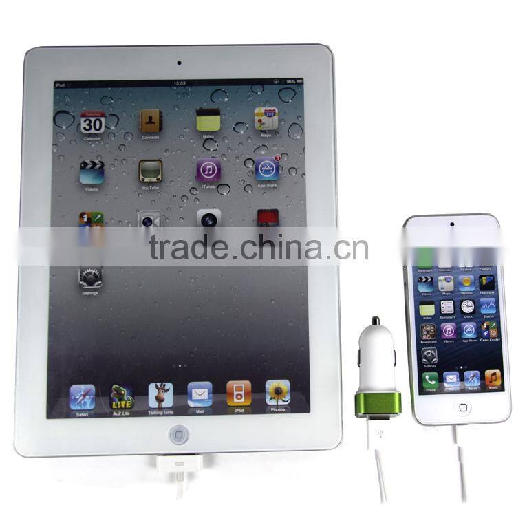 universal travel car charger 5v 2.4a dual usb car charger