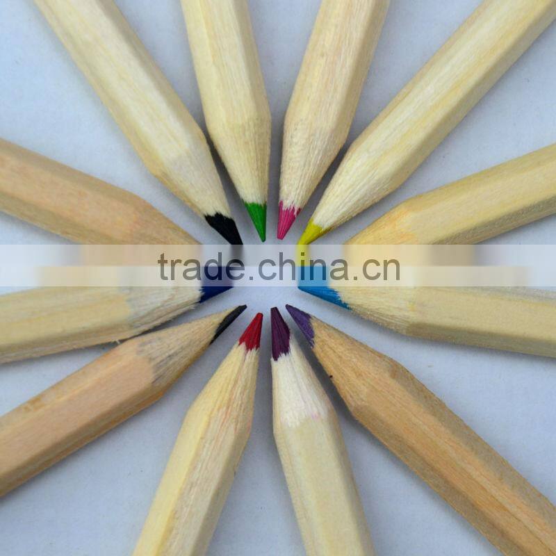 HB 3.5 inch natural wood colored pencils