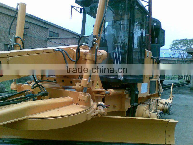 15ton motor grader with Torque converter and power-shift gearbox,CUMMINS engine 165hp,ripper,front blade