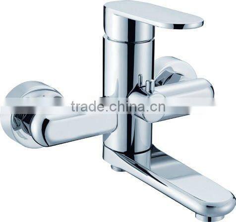 Brass waterfall basin faucet, bathroom shower, faucet
