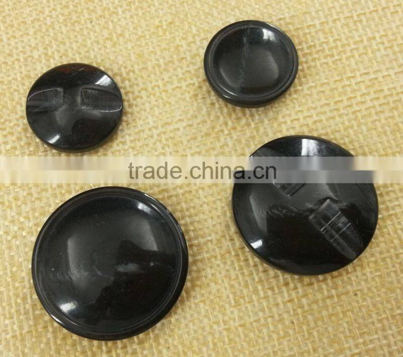 Resin Faux Horn Shank Button
