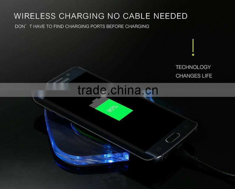 Benks Magic Store Series Qi Wireless Charger For Samsung S6/S6 Edge Anti-Slippery Lighting Wireless Charger For Phone TB-0196