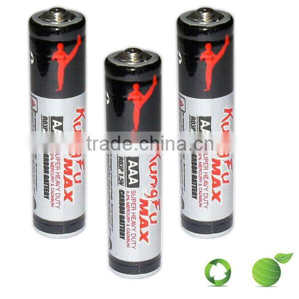 AA,AAA zinc carbon battery 1.5v dry cell battery aaa r03 um4 dry battery