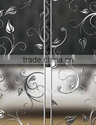 coated glass/ice carving titanium glass for decoration