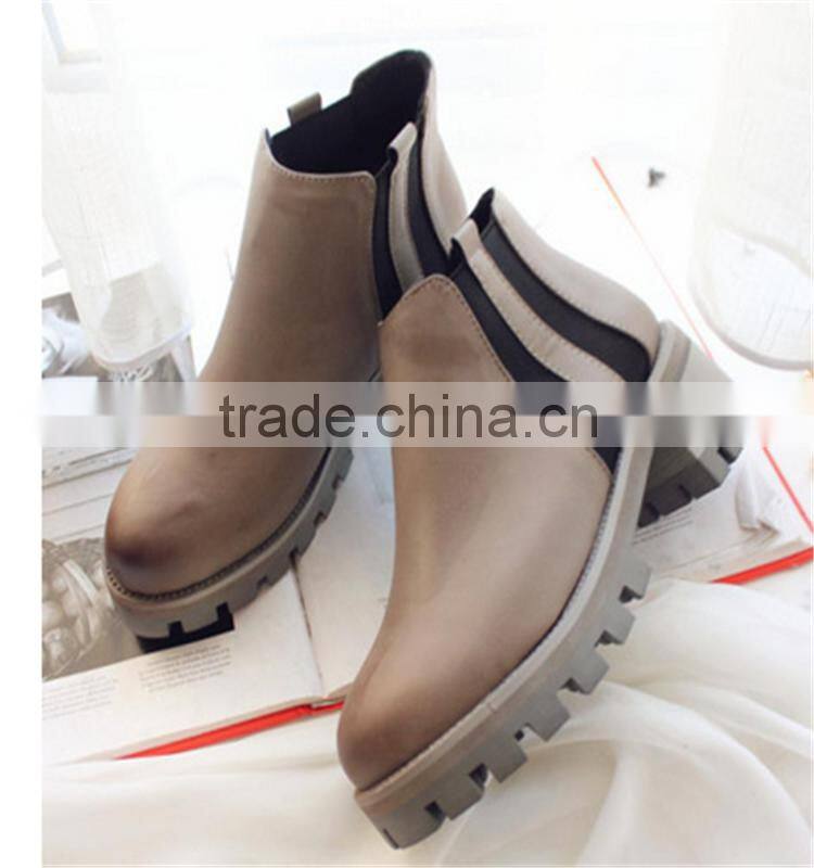 Gray multiful school students color woman ankle military special forces boots