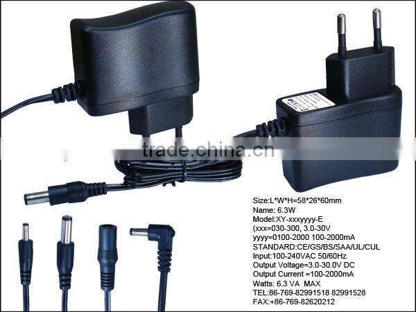 NEW stype plug in power supply with CE/GS approval