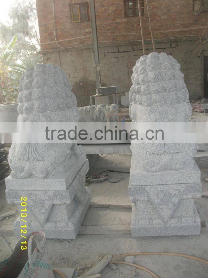 granite lion sculpture