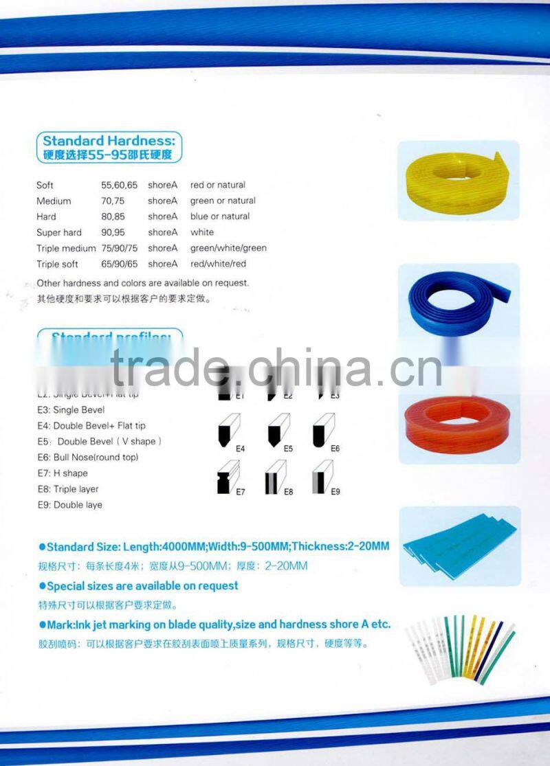 screen printing squeegee/50X9MM