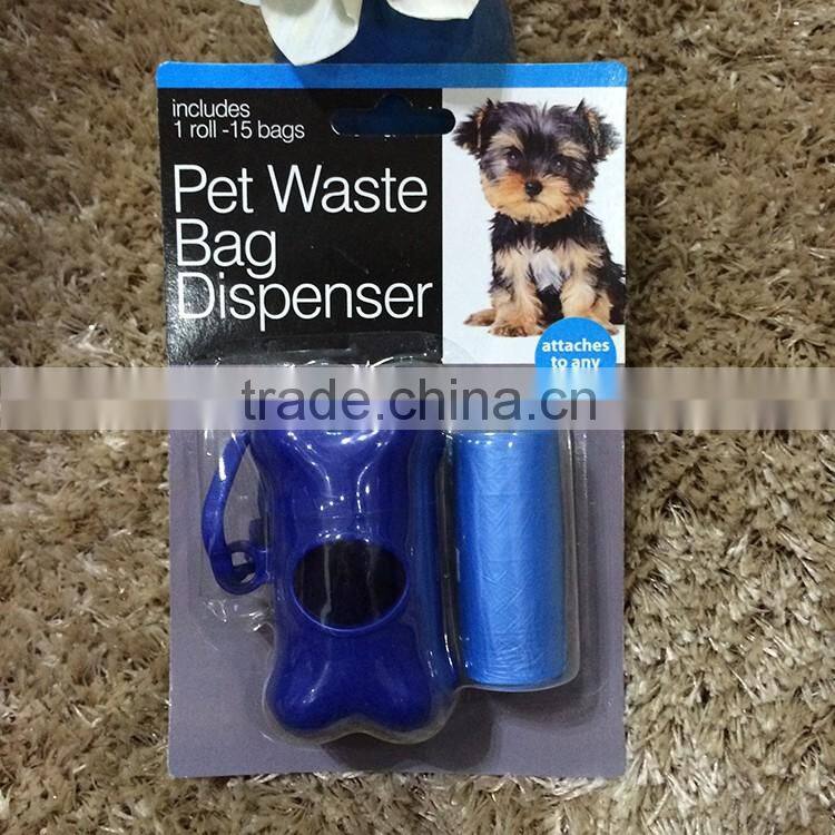 plastic dog waste bag dispenser and scented refills