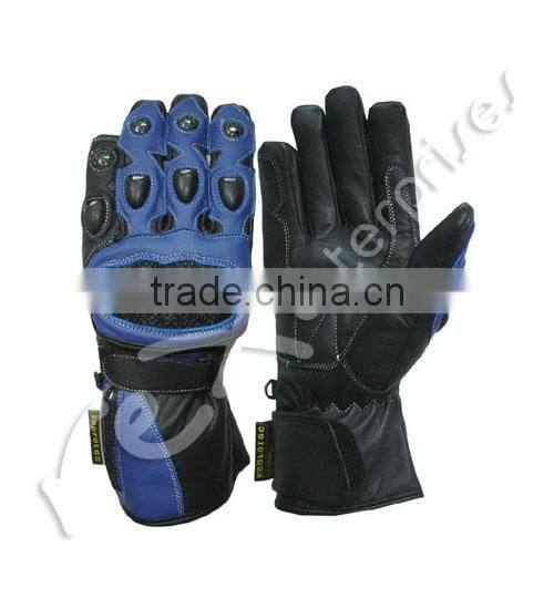 Leather Motorbike Motorcycle Racing Sports Gloves